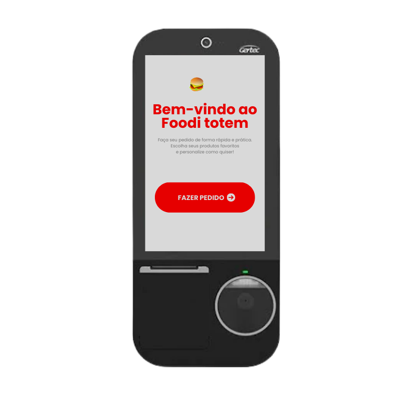 Totem de autoatendimento Foodi