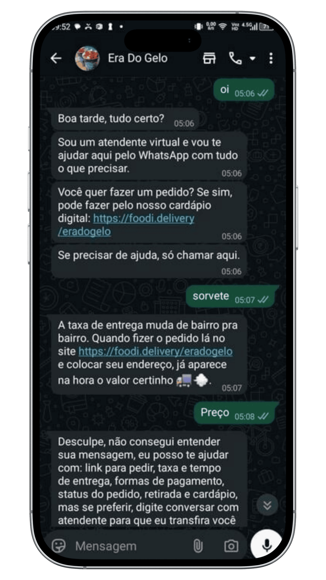 Bot de WhatsApp Foodi